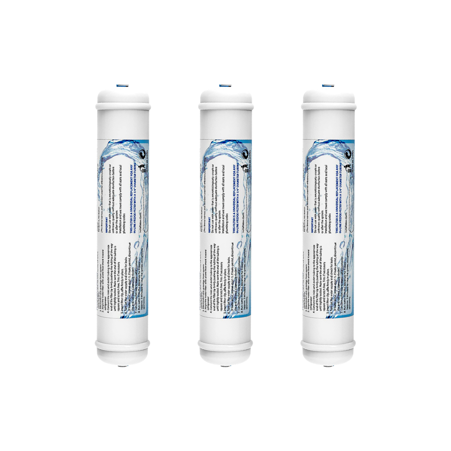 Carbon Filter Inline - T33 Inline Water Filter 1/4 Quick