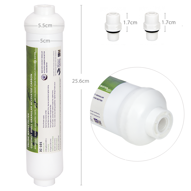 Coronwater Inline RO GAC Posfi - Carbon Filter Inline review and price