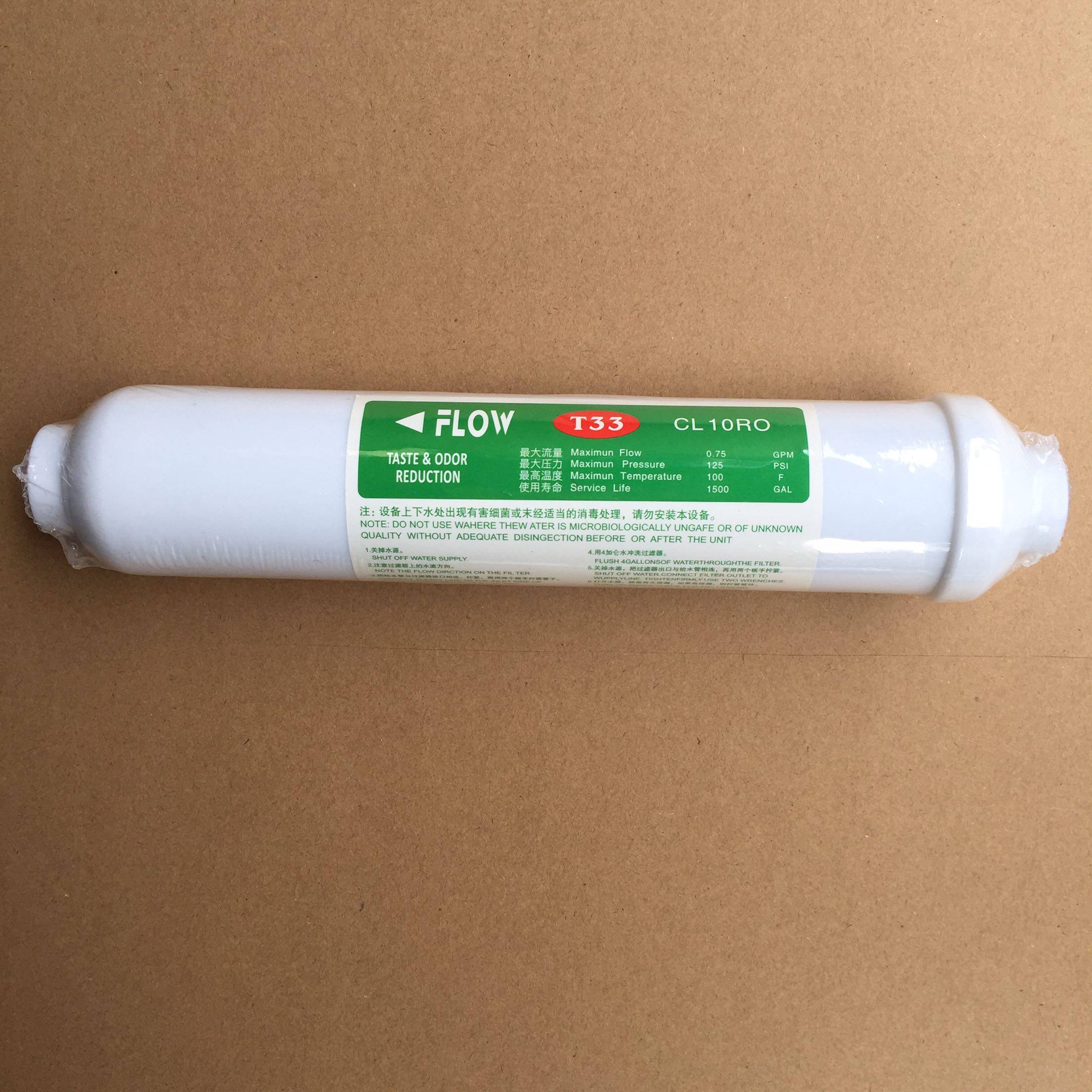 Premium Coconut Shell T33 Post - Carbon Filter Inline review and price