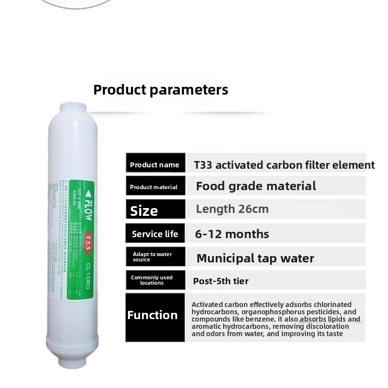 T33 Post Carbon Activated Carb - Carbon Filter Inline review and price