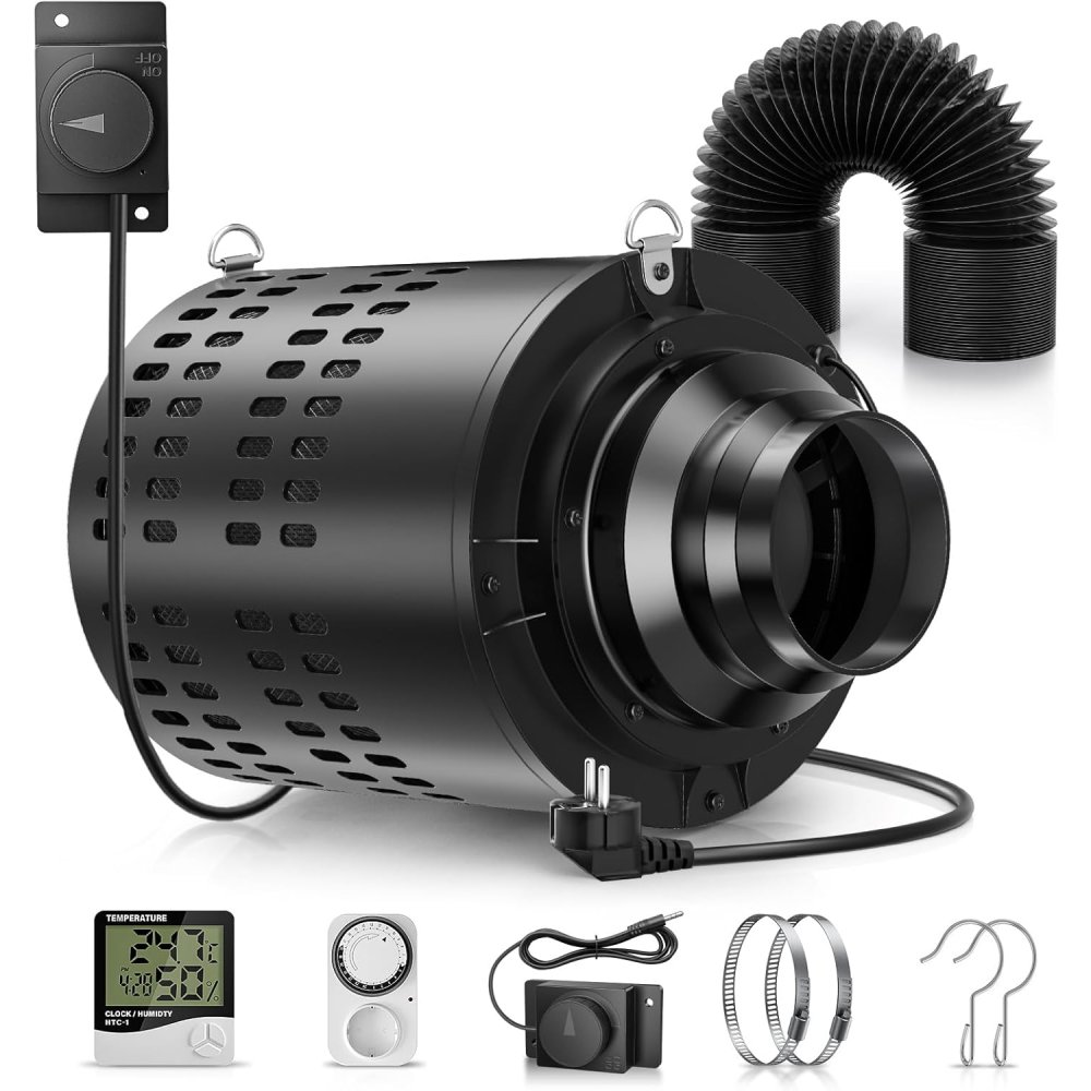110mm/4.3Inch Exhaust Fan Inli - Carbon Filter Inline review and price